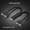 4 in 1 USB Y Splitter Cable USB Power Splitter Cable USB2.0 Male to 4 USB Female Splitter Cable Charging Data Transfer