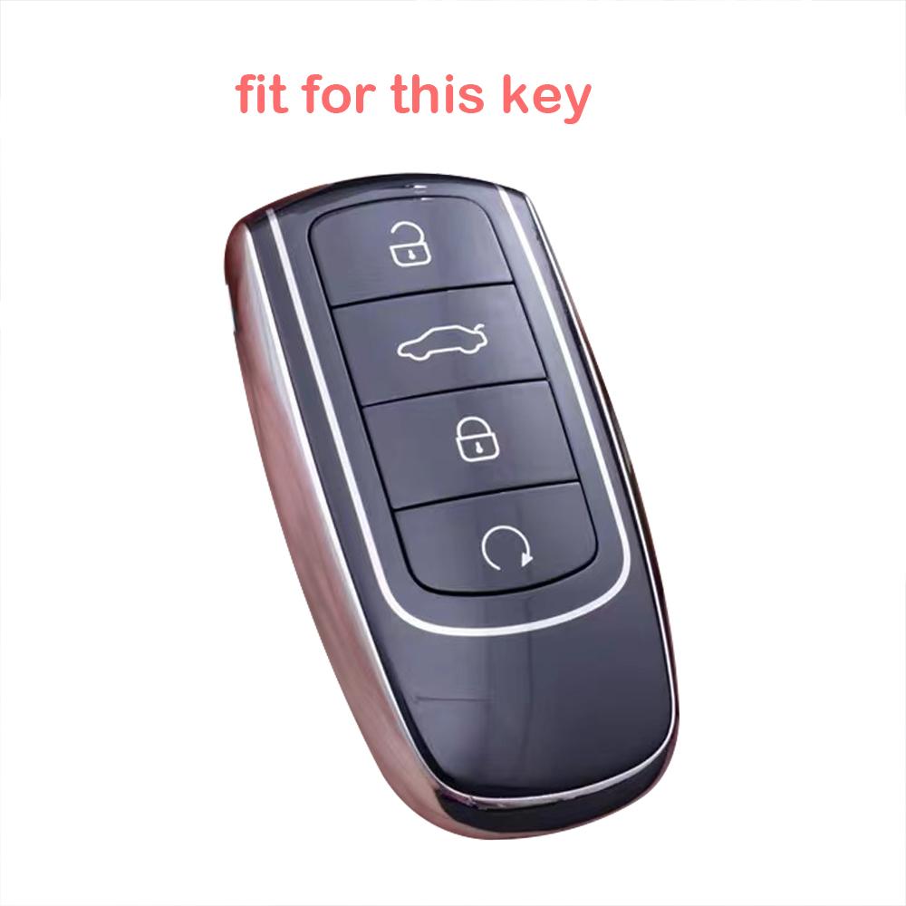Silicone Key Case Shell Remote Car Key Cover for  Chery Omoda C5 Tiggo 8 Plus 7 Pro Tiggo 8 Pro Arrizo 5 Keycheins Holder 2021