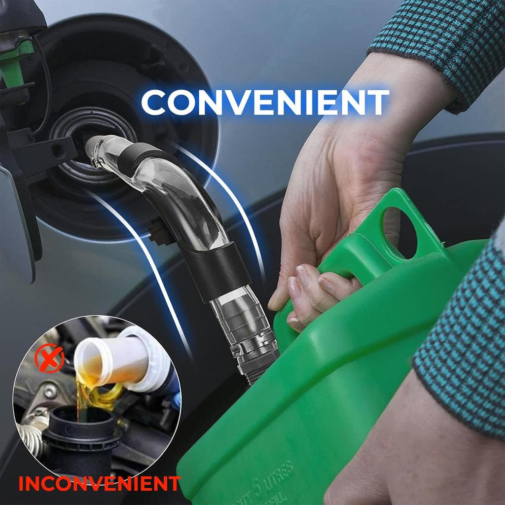 2025 Upgrade Hose Bender for Racing Fuel Jug Hose with Convenient X-shaped jug opener/closer attachment, Fuel tanks, Gas Cans, Compatible with VP,