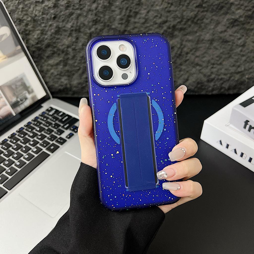 New Product for IPhone17ProMax Colorful Magnetic 16 Phone Case Wristband for Apple 15pro Phone Case