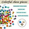 1.5lb Mosaic Tiles Assorted Iridescent Crystal Mosaic Tiles for Crafts, Glass Mosaic Pieces Set with Box 680g DIY Picture Frames Handmade Jewelry Art