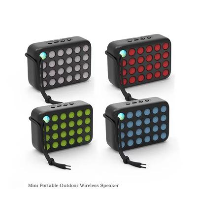 Drahtloser Outdoor-Bluetooth-Lautsprecher Tragbarer Mini-Lautsprecher Hifi-Musik-Soundbox Audio-Subwoofer Sportlautsprecher