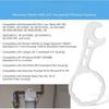 2PC Water Filter Wrench Set 3.5-4 Inch Housing Tool With 6 Rubber O Rings For Pentek RO System Repair Kit Hardware Tools