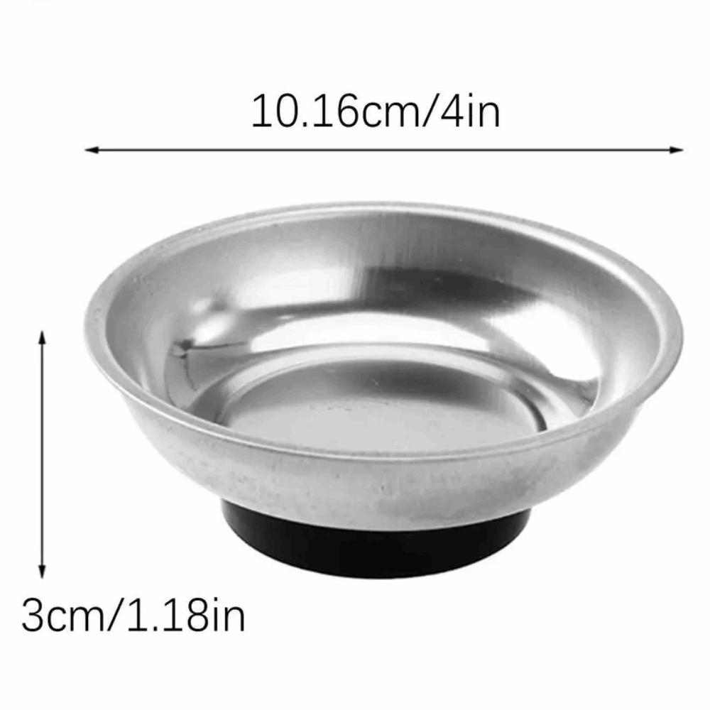 Anti-Loss Magnetic Tray Circular Magnetic Parts Bowl Portable Magnetic Tool Bowl  Bolt Holder
