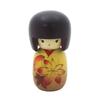Original Kokeshi Doll, Flower Calendar (Autumn Leaves) (Prime Minister's Award Winner, Made by Masae Fujikawa), Made In Japan