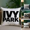 Brand I-Ivy P-Park Pillow Case Sofa Living Room Bedroom Double-sided Printing Square Cushion Nap Time Cushion Cover