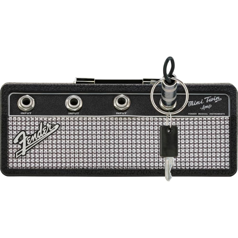 [Fender] Fender “Jack Rack Keychain Guitar Amp Design - Color: Black, Silver, One Size, Modern