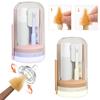 Vertical Drying Rack 7 in 1 Bottle Brush Kit Foldable Baby Bottle Cleaner  Travel Use