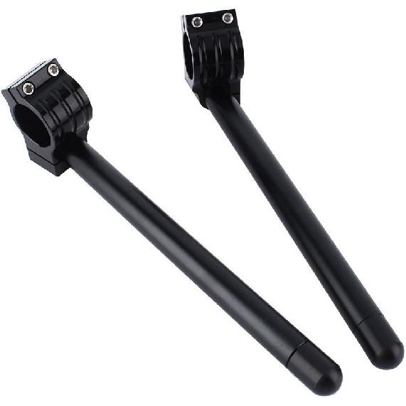 Separate Lenker, 1 Paar Universelle 41mm Motorrad CNC Separate Lenker Verstellbare Clip-on Lenker für 41mm Gabeln