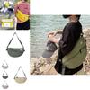 Childrens Cotton Crossbody Bag With Solid Color Design And Letter Decoration For Kindergarten Kids