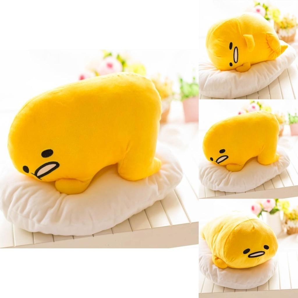 Adorable Cute Lying Gudetama Lazy Egg Motchiri 15" Plush Toy Stuffed Pillow Cushion For Ultimate Comfort