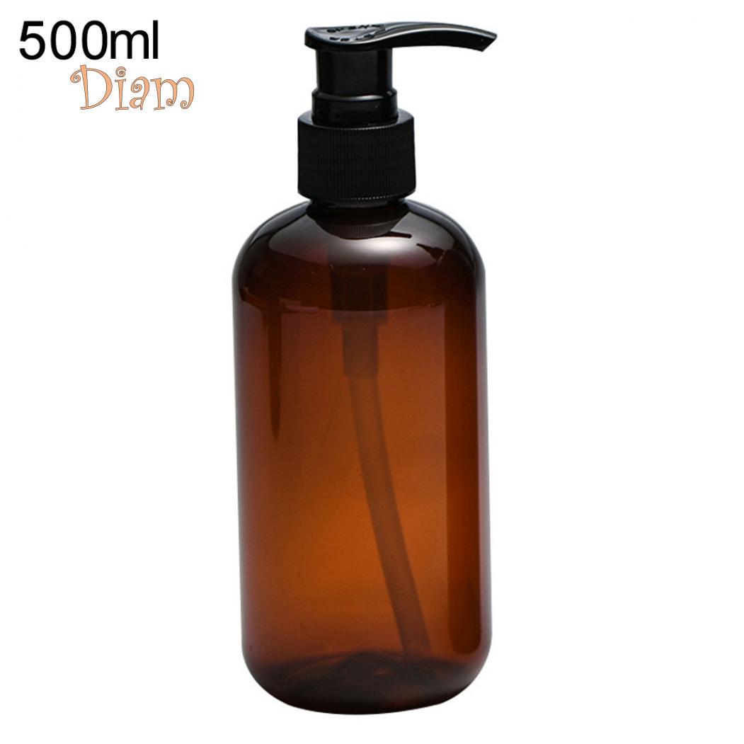 

CO&LO 250/500 мл прозрачный пресс-насос пустая бутылка многоразового шампуня дозатор жидкого мыла 500ml коричневый