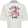 PINKO Nautical Style Fashion Printed Short Sleeve Dress Women dresses White 1G17N0Y81X-C03