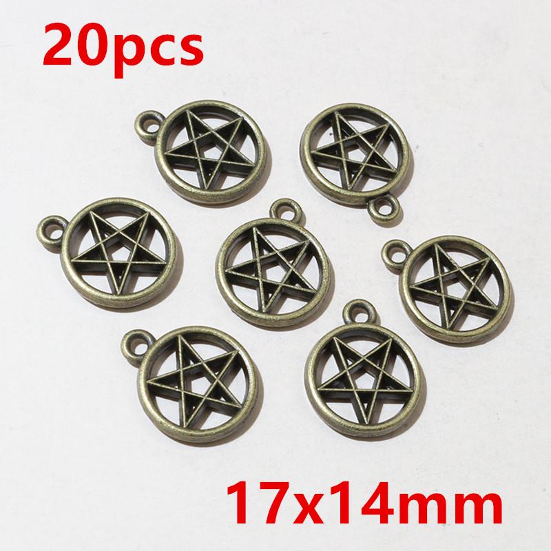 10-50pcs Alloy Metal Star Charms Pendant for Necklace Bracelet Earrings DIY Jewelry Making Accessories Findings Crafts