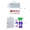 Silicone Mold for Butterfly Hair Clip Projects Epoxy Resin Hair Accessories Casting Mould Creative Workshop Supplies