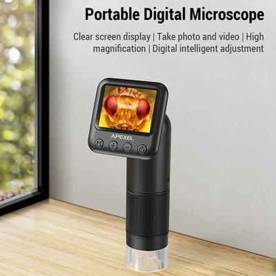 Ruční digitální mikroskop 2palcový LCD displej 400X kapesní mikroskop s elektronickou lupou