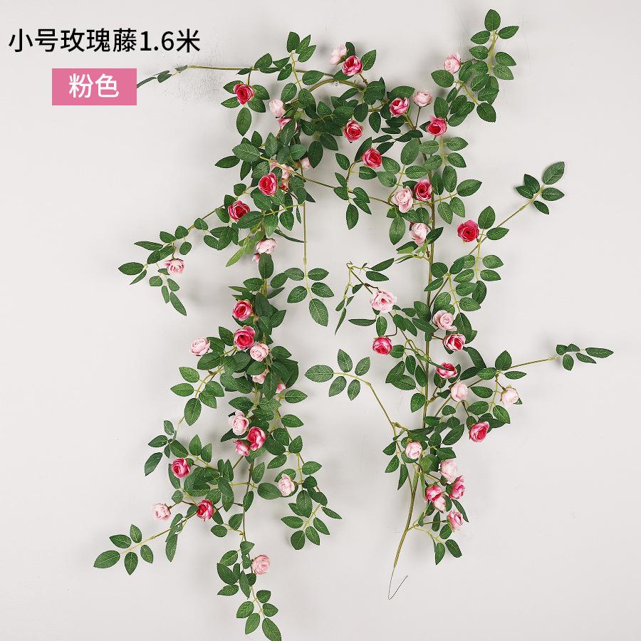 Simulation rose vine plastic hanging vine door head decoration wedding ornament imitation vine rose vine vine vine vine