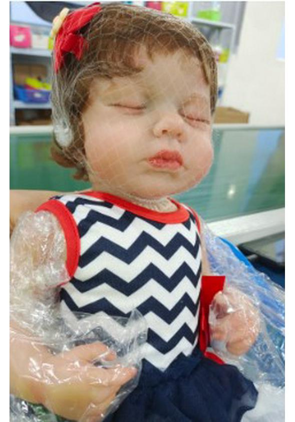 19-inch Loulou Reborn Doll - Realistic and Adorable Baby Simulation 19 inches