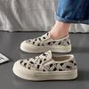 Old Beijing cloth shoes women's summer breathable one-pedal casual shallow mouth flat-soled canvas shoes women's lazy thick baseplate shoes