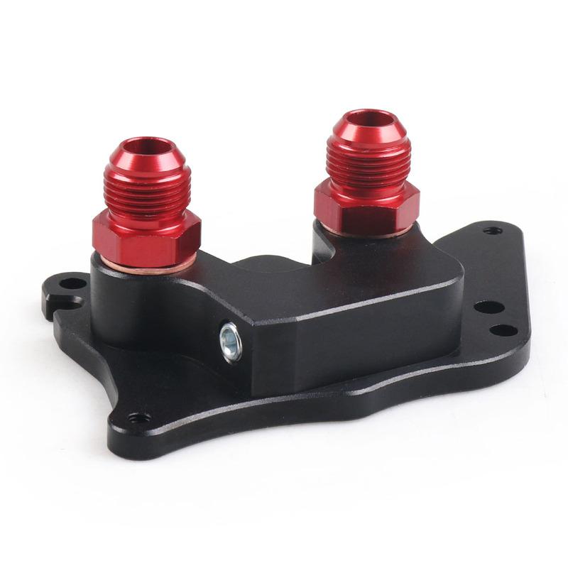 Aluminum Oil Filter Oil Cooler Fitting Adapter Fit for BMW MINI COOPER S SUPERCHARGER R56 With AN10 Fittings Oil Adapter