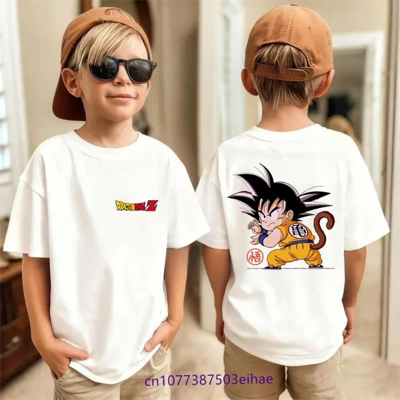 Kids T-shirts Dragon Ball Z T-shirt Boys Clothes Children's Clothing Summer Short Sleeve Kids Cartoon Tee Tops Baby Boy T Shirt