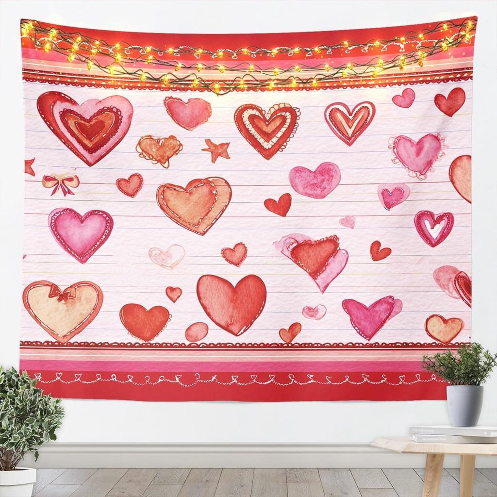 Santa Claus Tapestry Red Car Tapestries Art Home Decoration Bedroom Decor Living Room Door Green Trees Tapestry Wall Hanging