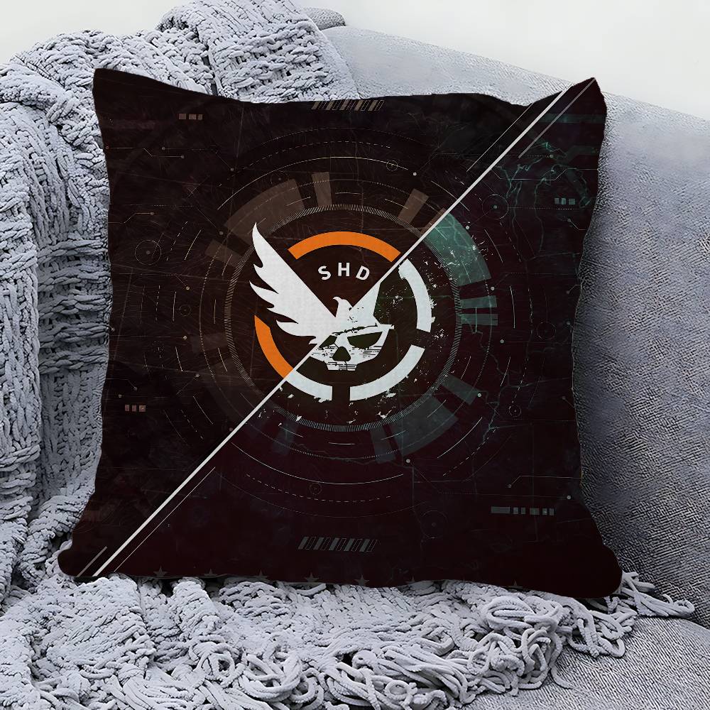 T-Tom clancy's the division Cushion Cover Inches Farmhouse Decor Home Throw Pillow Covers for Couch Decorations