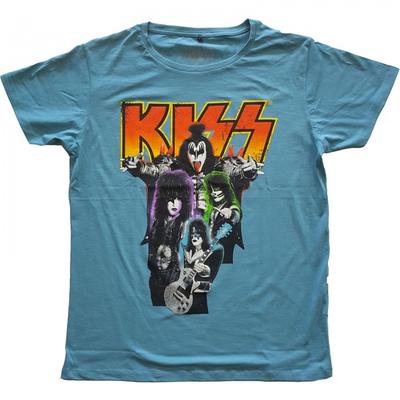 Kiss Неонова бавовняна футболка унісекс для дорослих