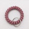 5 Stück Armband-Schlüsselanhänger Umweltfreundlicher Dehnbarer Kunststoff Flexibles Spiral-Handgelenkband für Kinder