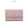 Women's 2025 Medium Wallet: Large Capacity Leaf Embroidery Flower Coin Purse & Card Holder Clutch