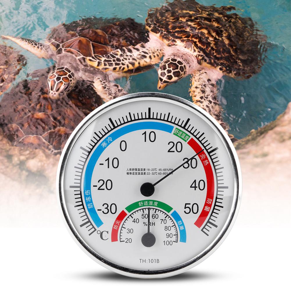 2 IN 1 Indoor High Precision Hygrometer Thermometer Psychrometer Desk Type Hanging