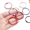5 pièces/lot 30mm Porte-clés Anneau Ouvert Coloré Boucle Attache Mousqueton Connecteur Porte-clés Attaches Pour Fournitures de Fabrication de Bijoux DIY