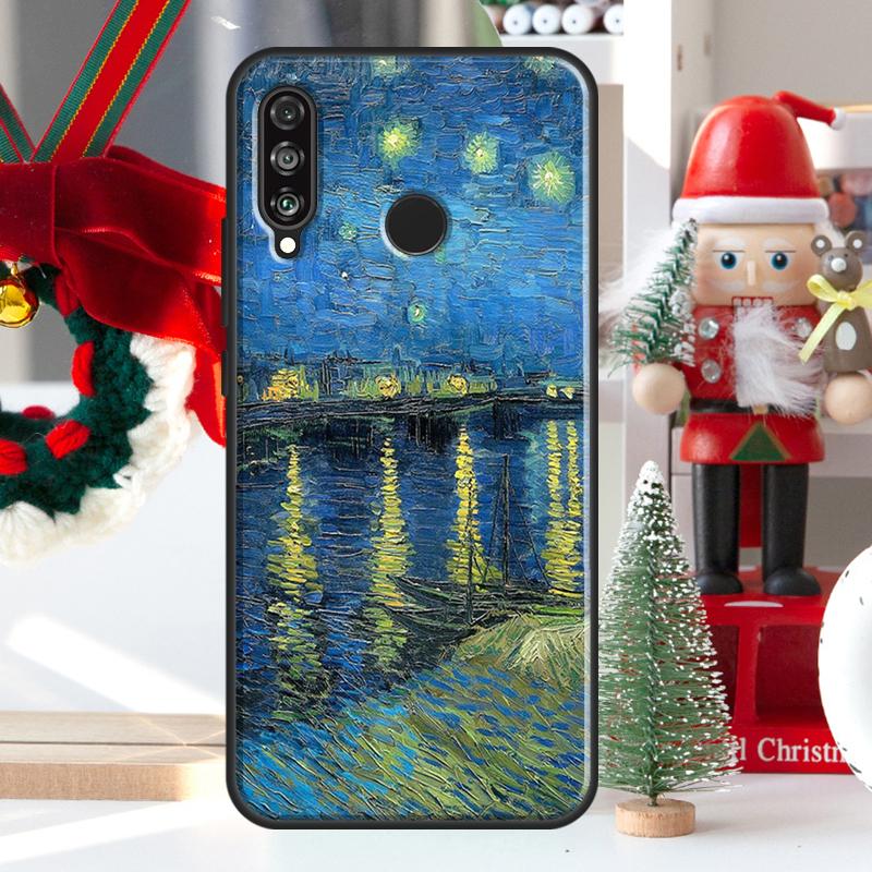 Van Gogh Starry Sky For Huawei Nova 5T 9 10 SE 7i 8i 11i 12i Y73 Y72 Y61 Y91 Y60 Y70 Y90 P20 P40 P30 Lite Case