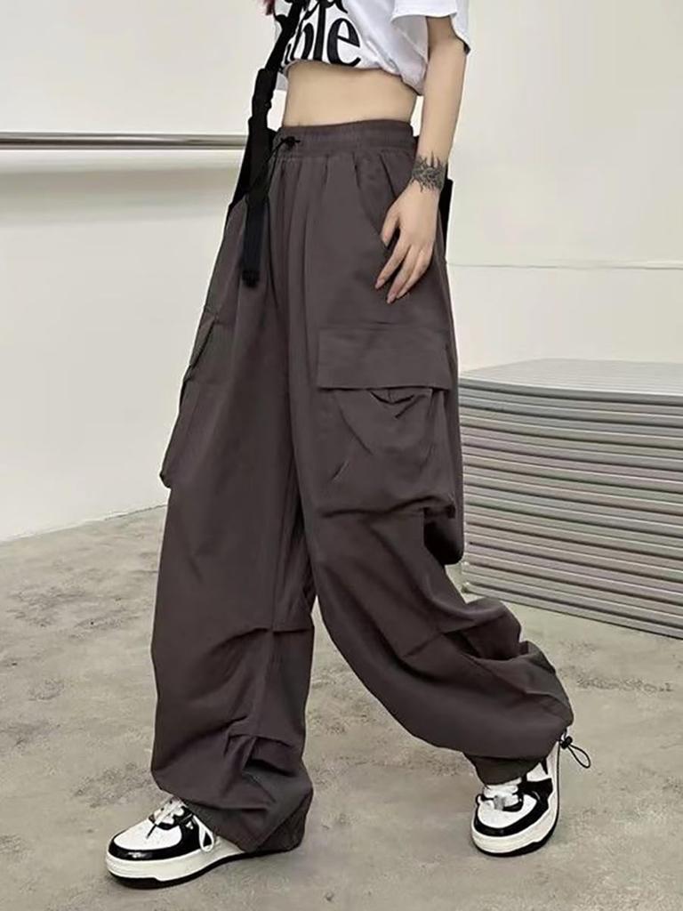 SvaYvee Cargo Long Easy Elastic Work Loose Street Plus Size M Women's Pants, Pants, Casual, Pants, Waist, Pants, Fit, Dance, Style, Sizes, 01. Beige,