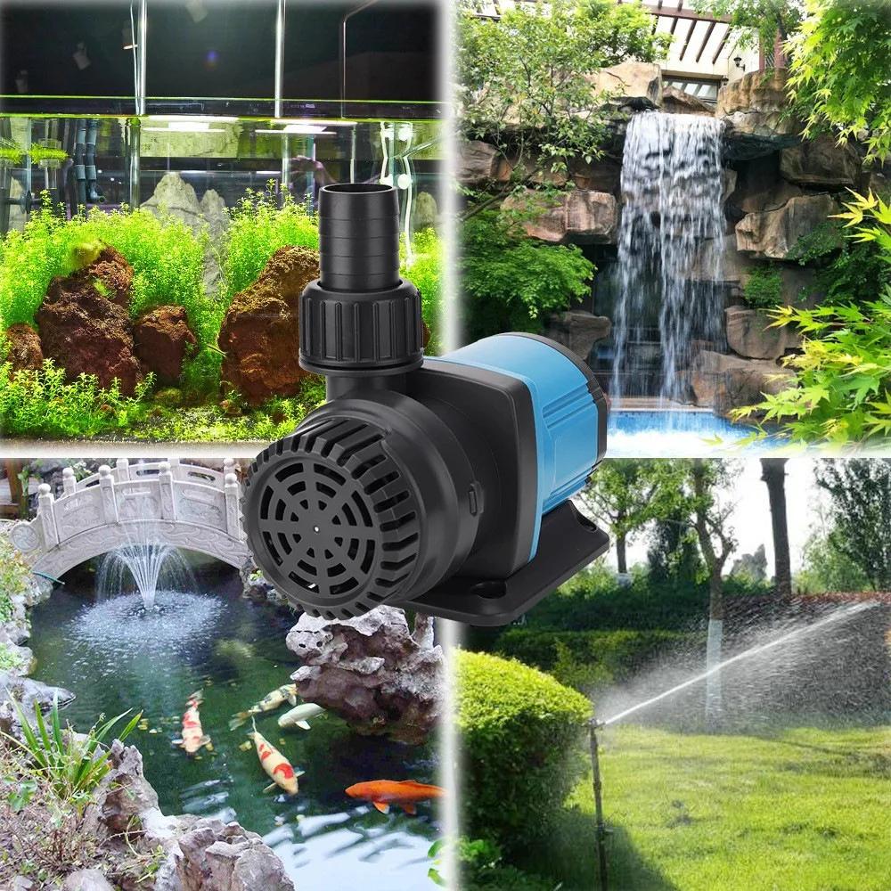 Fish Tank Variable Frequency Adjustable Submersible Pump Pond Large Flow Silent Circulation Pump High Power Pumping Filter Pump