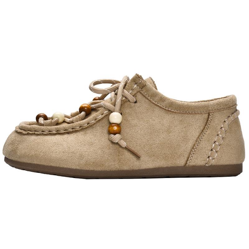 New product hot sale autumn new retro versatile one-pedal casual shoes single shoes 5264