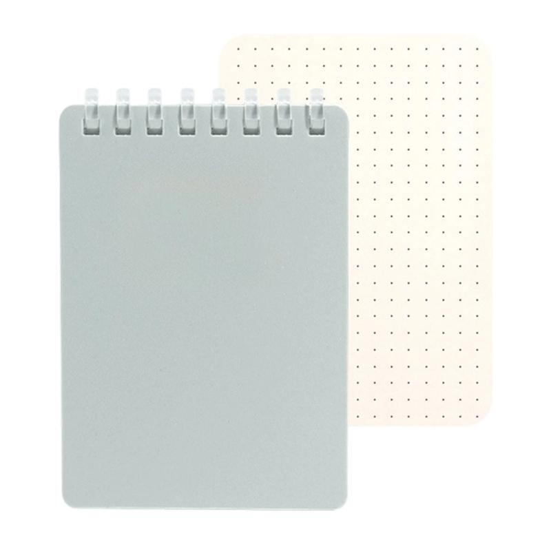 Pocket Size Notebook 128 Pages Soft Coil Binding Notebook Lined/Dotted/Gridded/Unruled for Daily Writing Note Taking