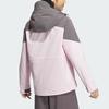 Adidas City Escape 3-In-1 Casual Hooded Fleece Jacket Women Outerwear Clear-Pink JE8588