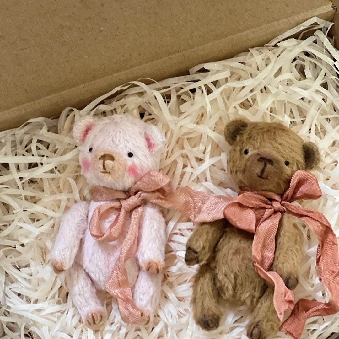 

[USED] Teddy Bear Plush Toys Handmade by Overseas Artists Colorful Bears