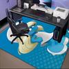 Smurfette's Adventure Floor Mat for Living Room, Game Rooms, Office, Bedroom, Office Floor Mat Playful Design, Christmas Fan Gifts