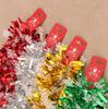 Christmas Tinsel Garland and Ornaments Holiday Tree Decorations