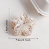 Glitter Flower Hair Clips-Transparent Acrylic Multi-color Fashion Party Hair Accessories with Carton Packaging for Women