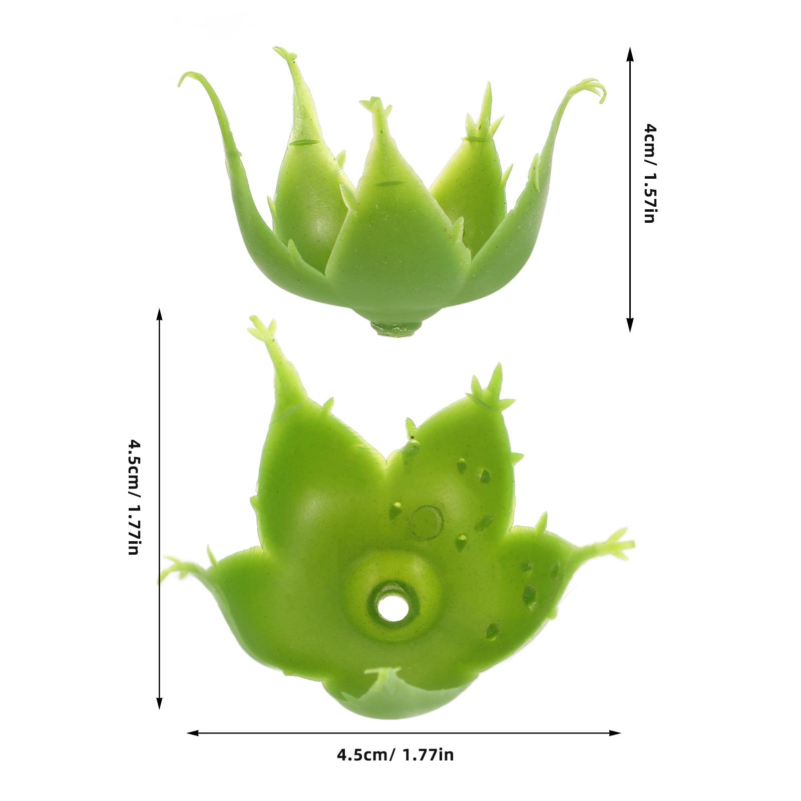 

100Pcs Artificial Flower Calyxes Realistic Fake Leaves for Roses DIY Floral Arrangements Base for Bouquet of Roses Decoration 6X6X3CM
