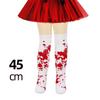 Blutige Spritzer Kniestrümpfe für Kinder Halloween Zombie Cosplay Blutdruck Kniestrümpfe Kinder Mädchen Party Kostüm Socken