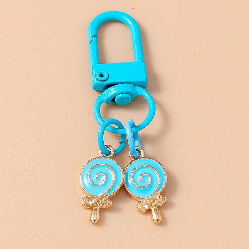 Cute Enamel Simulation Food Fruit Keychan Lemon Strawberry Key Ring for Women Girls Handbag Pendant DIY Jewelry Gift