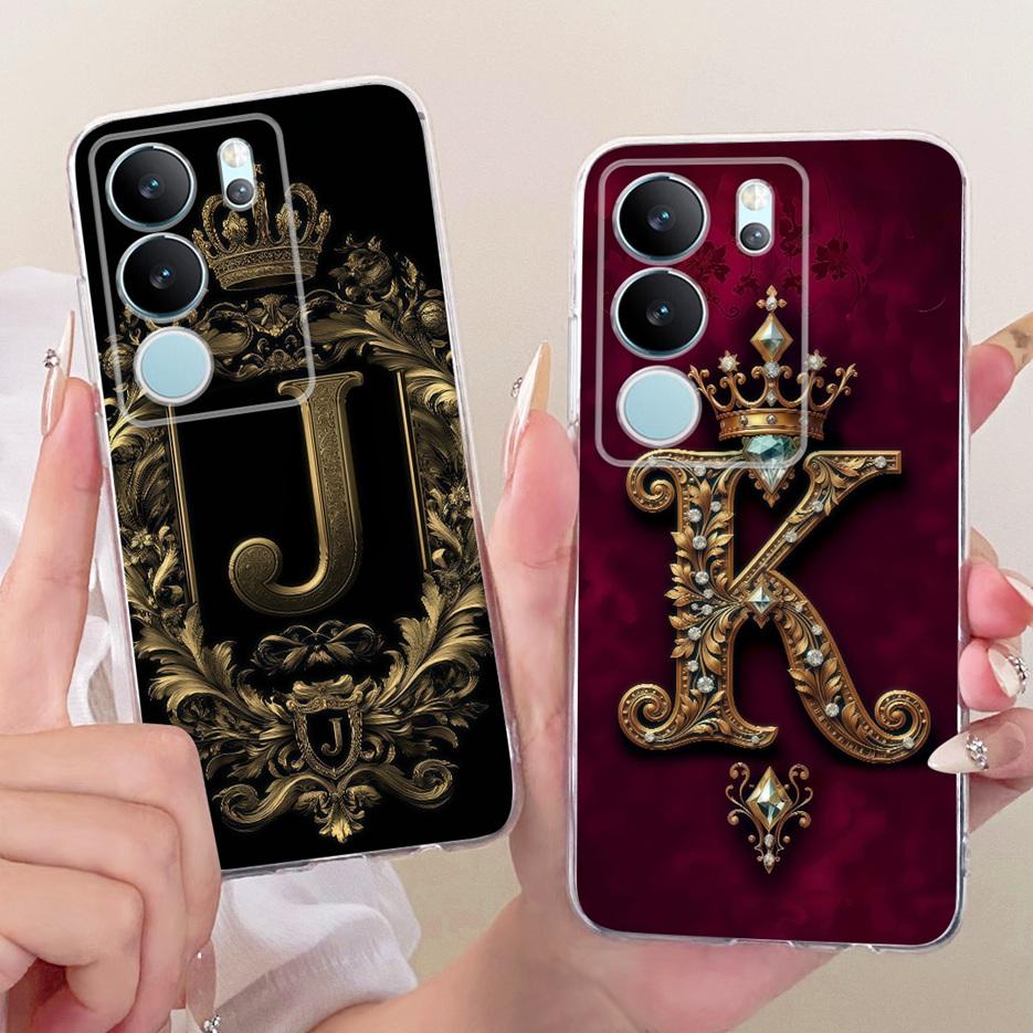For Vivo V29 Pro Case V2251 Cute Crown Letters Cover Soft Slim Phone Case For Vivo V29e V 29 Pro VivoV29 E V2317 Back Cover Bags
