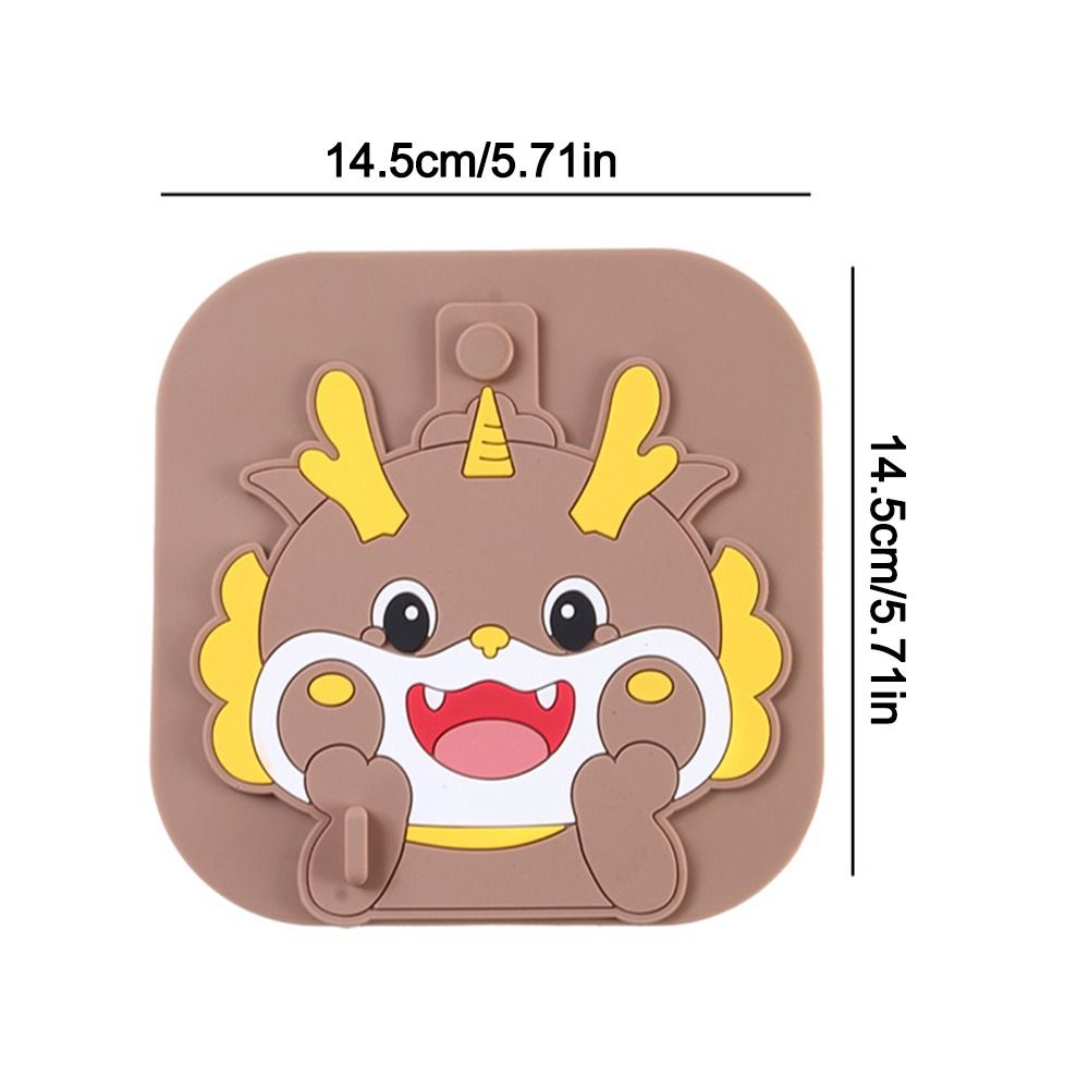 Silicone Sewer Floor Drain Cover Anti Odor Anti-insect Floor Drain Pad Anti-blocking Cartoon Shower Drain Cover