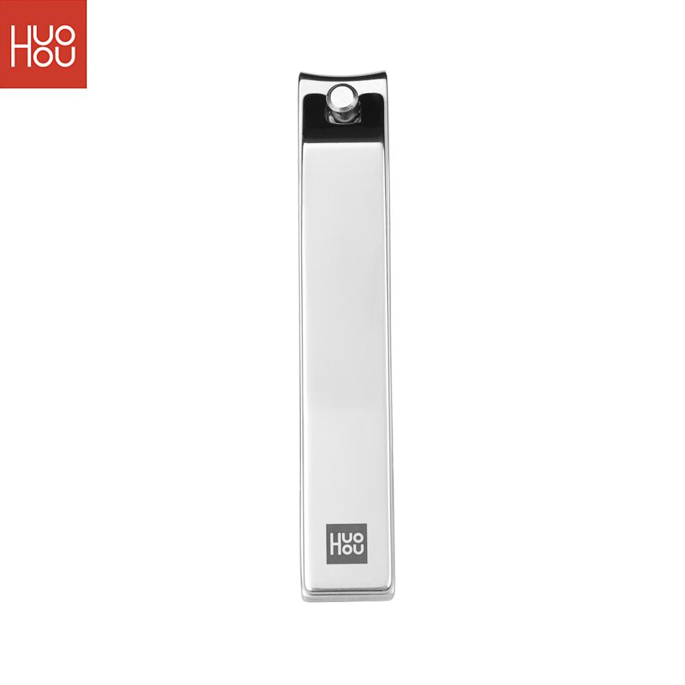 

Huohou машинка для стрижки ногтей из нержавеющей стали, профессиональный триммер для ногтей, высокое качество, носок 1pcs Nail Clipper