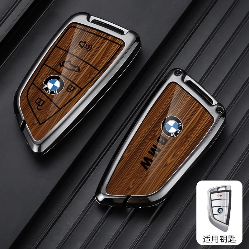 

Car Sticker Hot 2025 Fashion Car Key Case Shell Auto Emblem Keychain Accessories For BMW 2 3 5 7 Series 6GT X1 X3 X5 F45 F46 G20