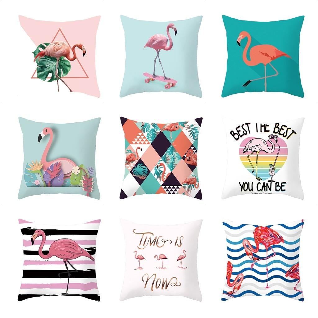 flamingo decorative pillow